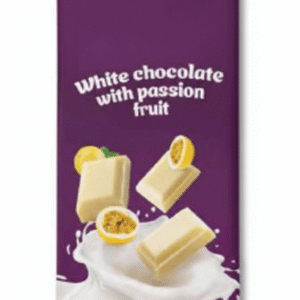 Chocolate blanco con maracuyá